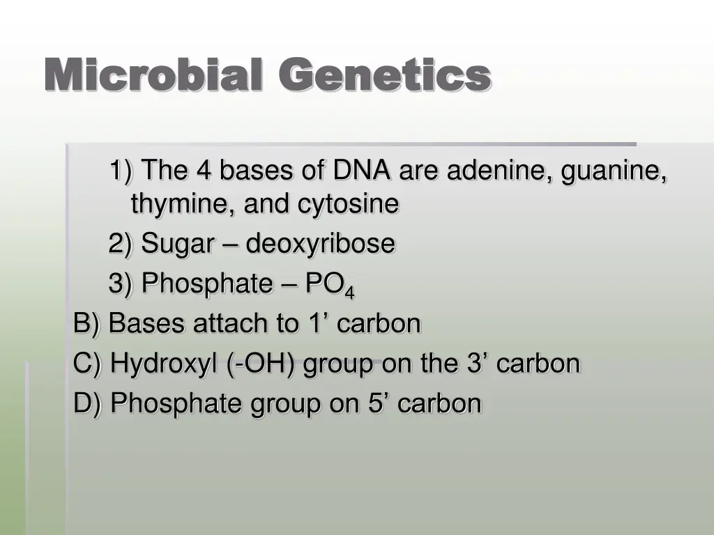 microbial genetics microbial genetics 1