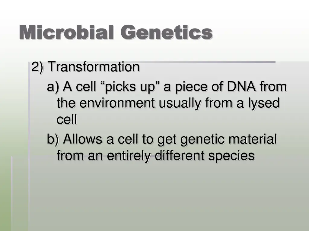 microbial genetics microbial genetics 22