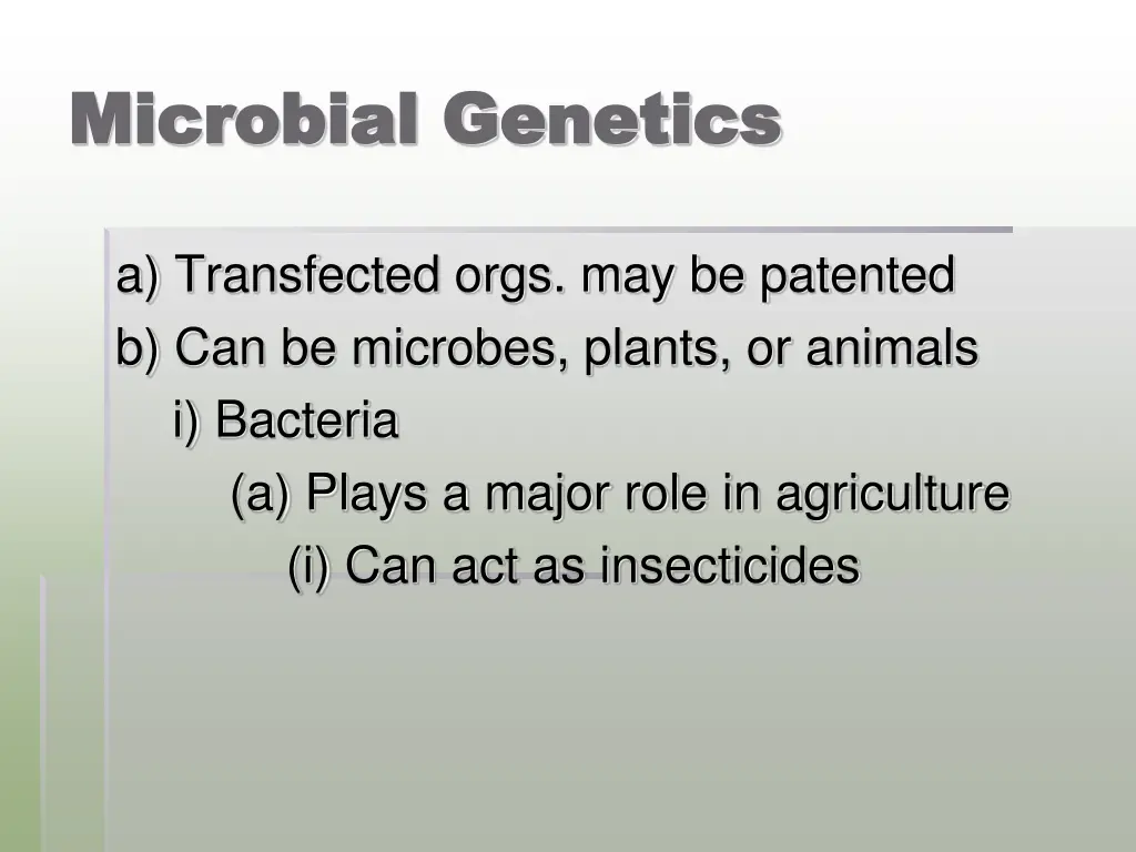 microbial genetics microbial genetics 25