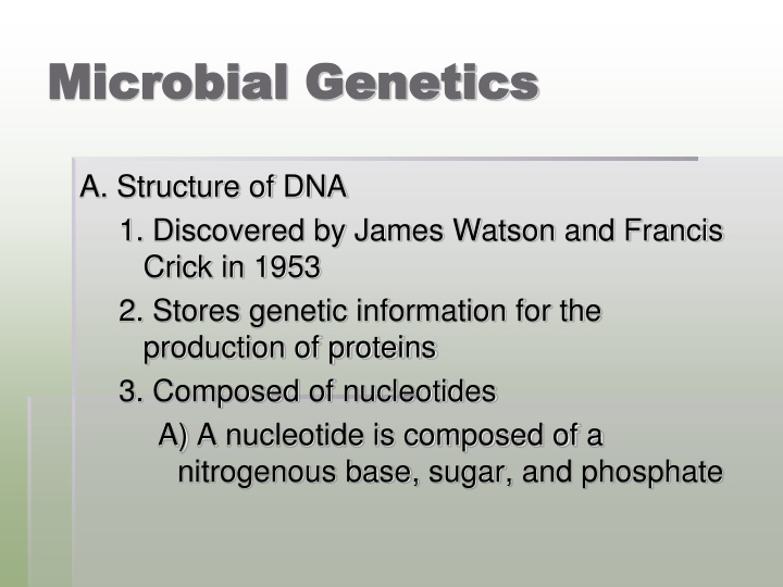 microbial genetics microbial genetics