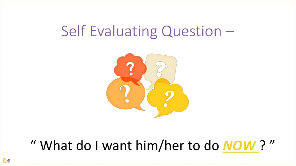 self evaluating question 3