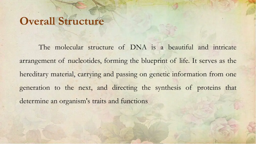 overall structure