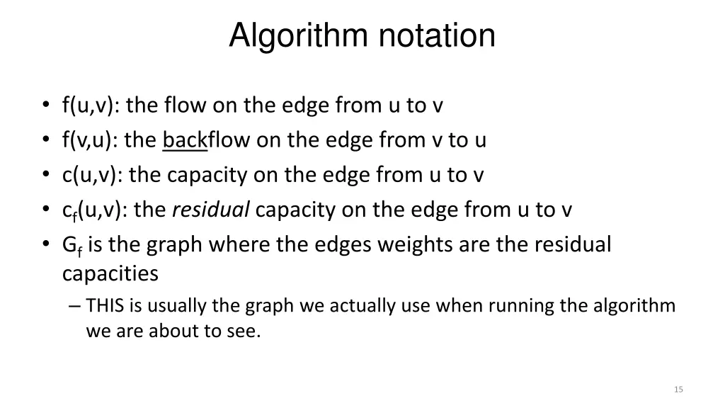 algorithm notation