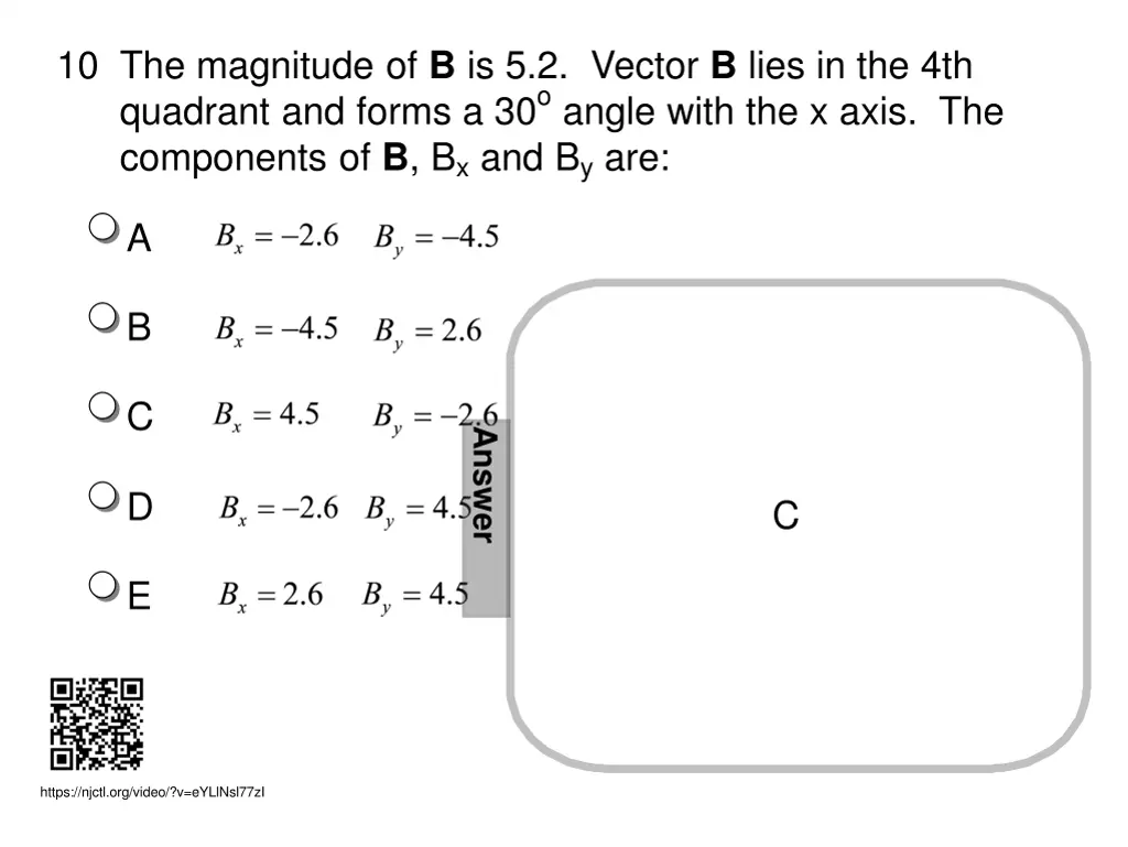 10 the magnitude of b is 5 2 vector b lies