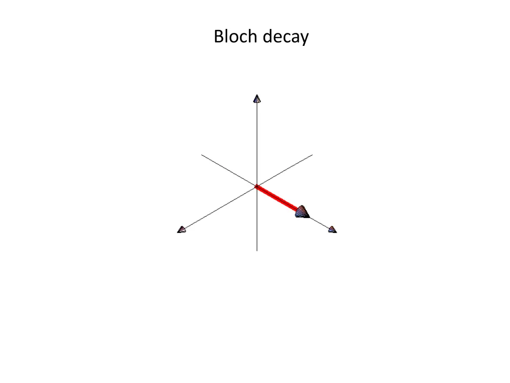 bloch decay