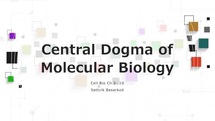 central dogma of molecular biology