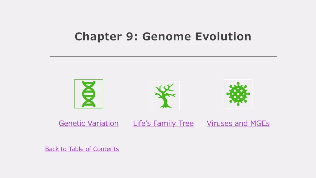 chapter 9 genome evolution