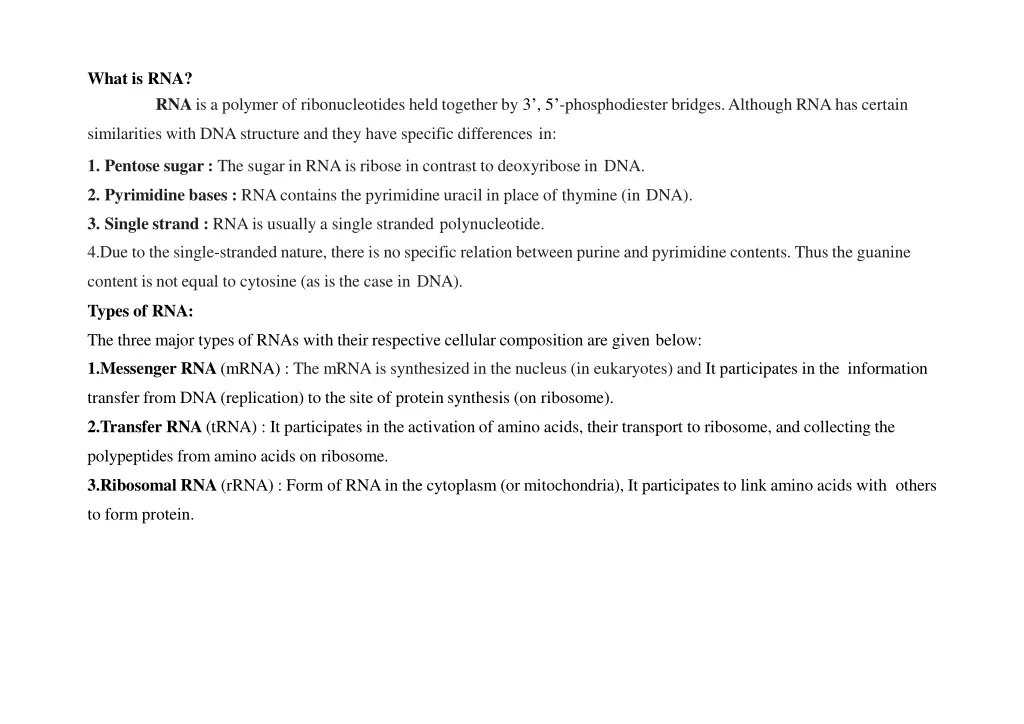 what is rna