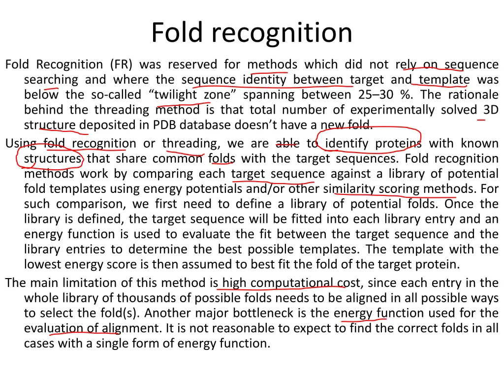 fold recognition