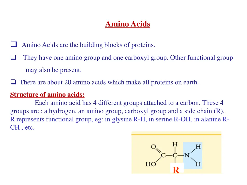 amino acids