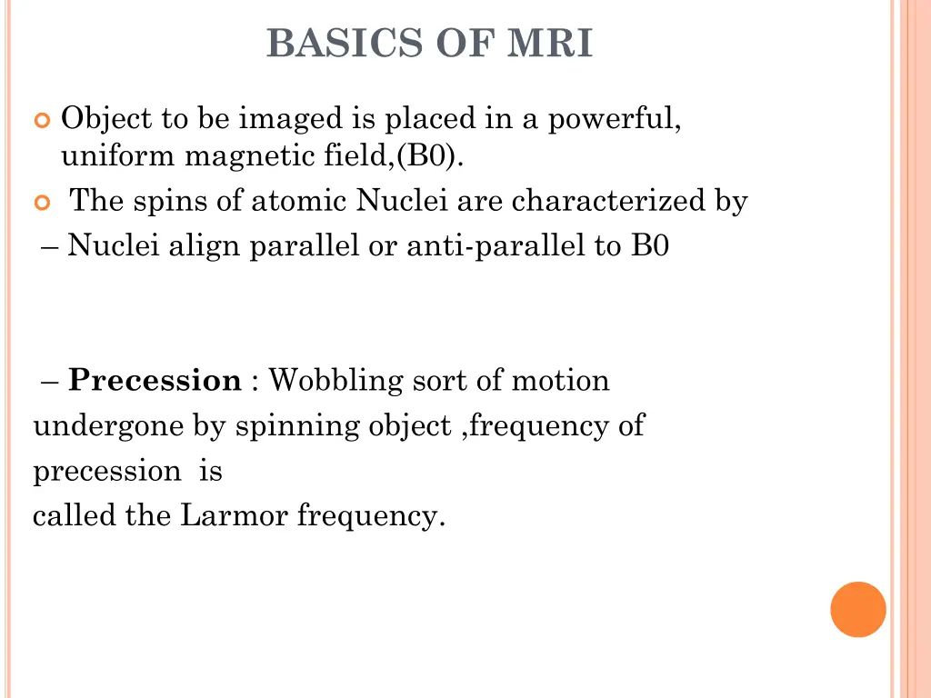 basics of mri 1