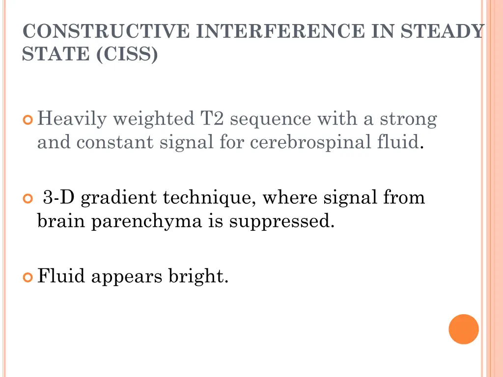 constructive interference in steady state ciss