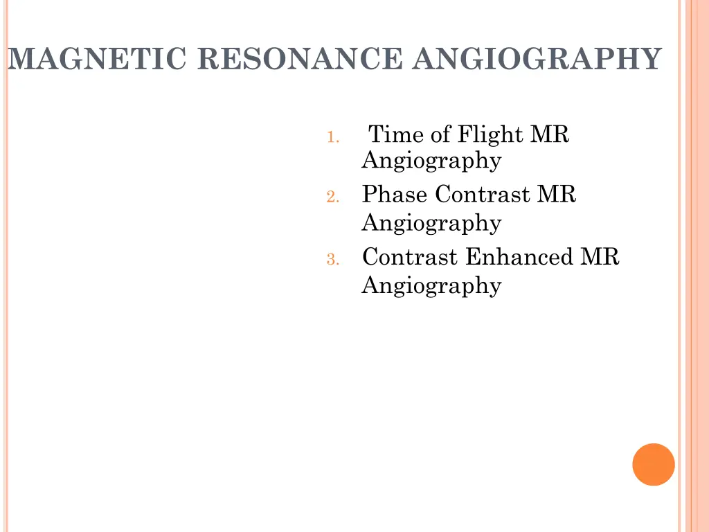 magnetic resonance angiography