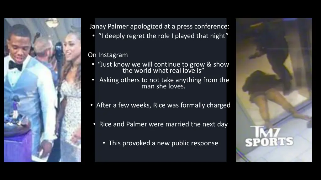 janay palmer apologized at a press conference