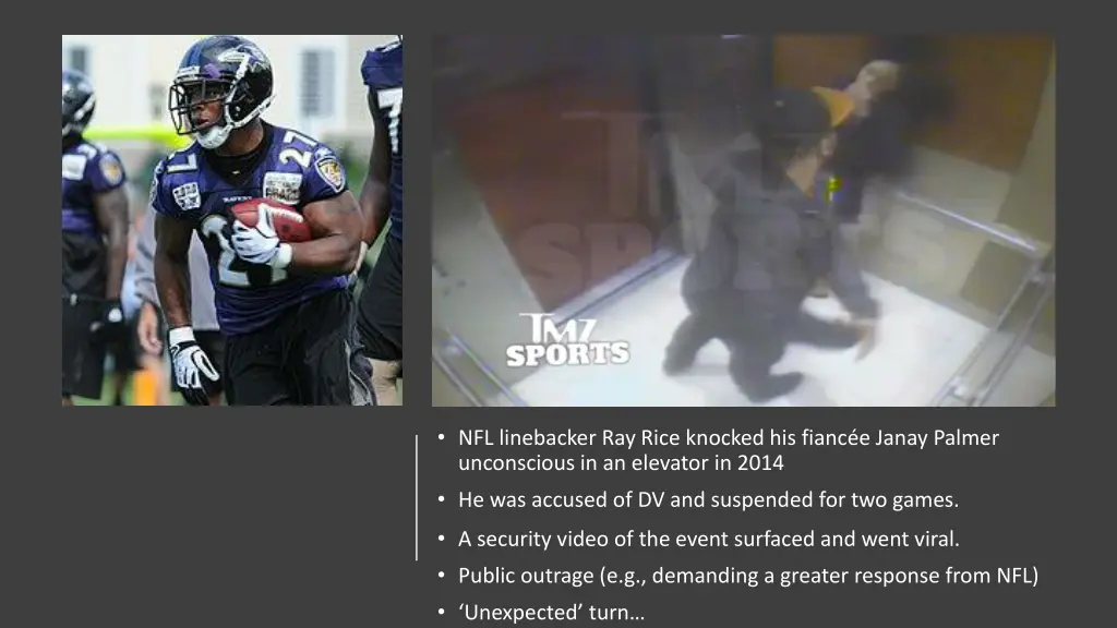 nfl linebacker ray rice knocked his fianc e janay