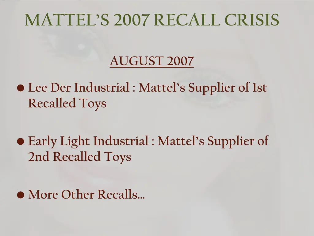 mattel s 2007 recall crisis 2