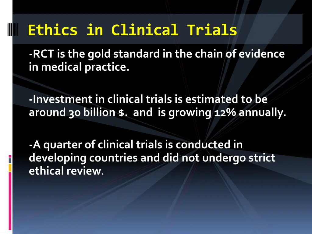 ethics in clinical trials