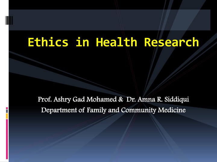 ethics in health research