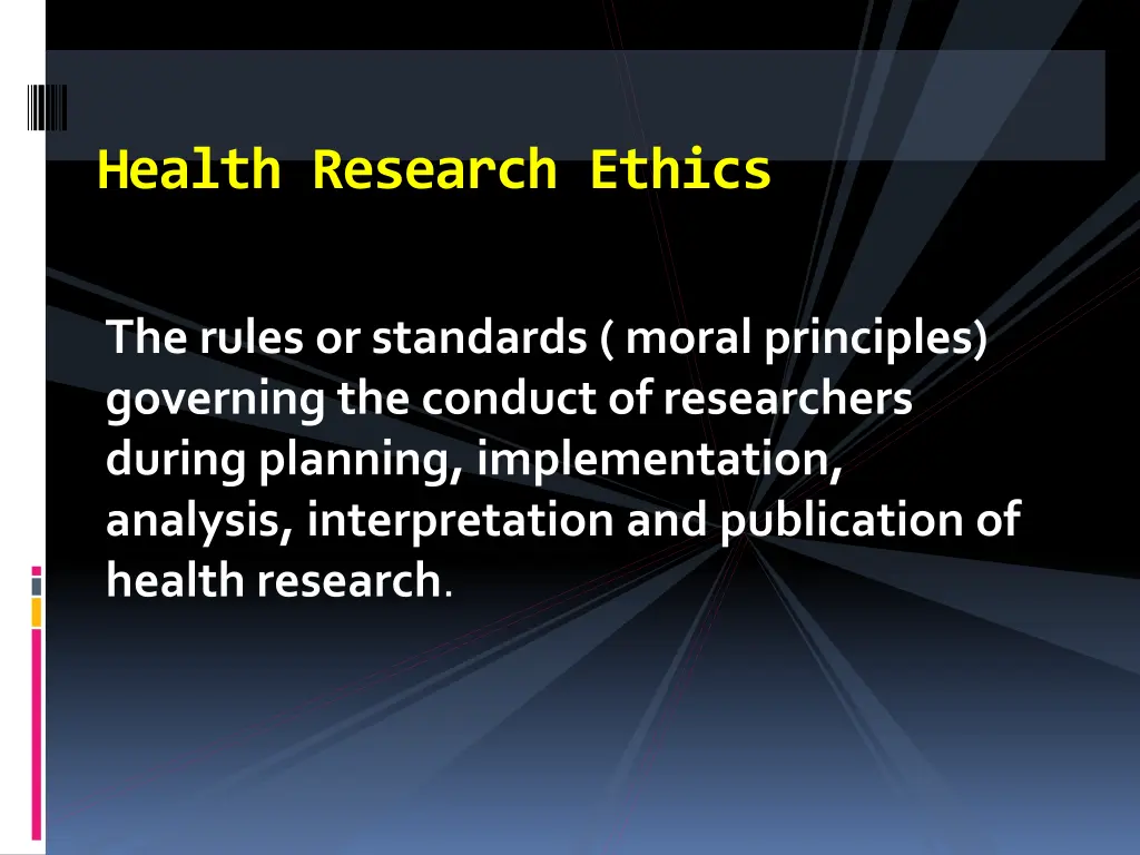 health research ethics