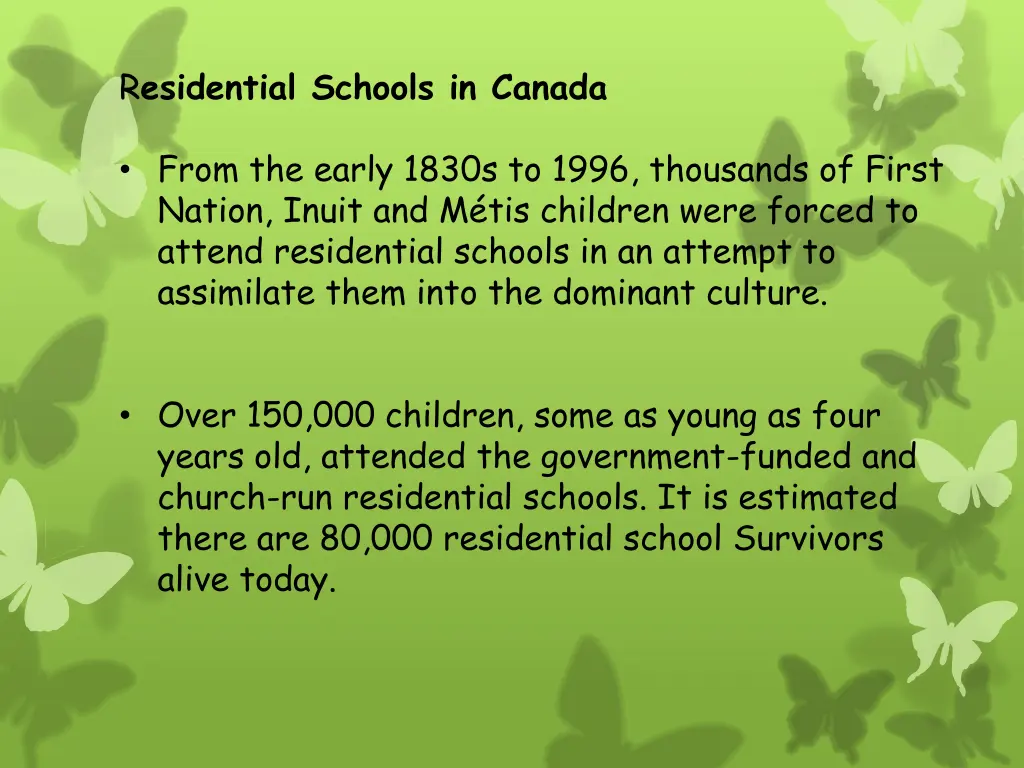 r esidential schools in canada