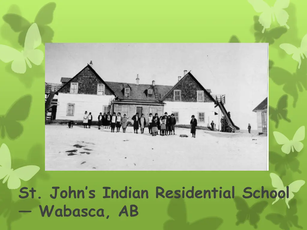 st john s indian residential school wabasca ab