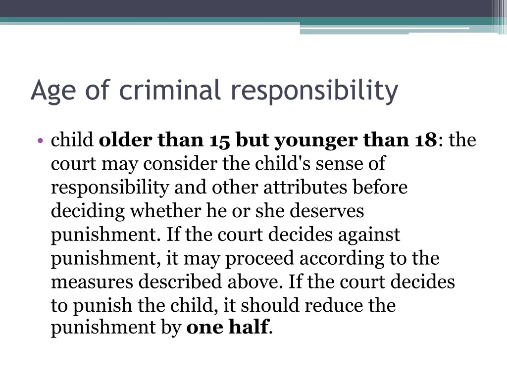 age of criminal responsibility 2