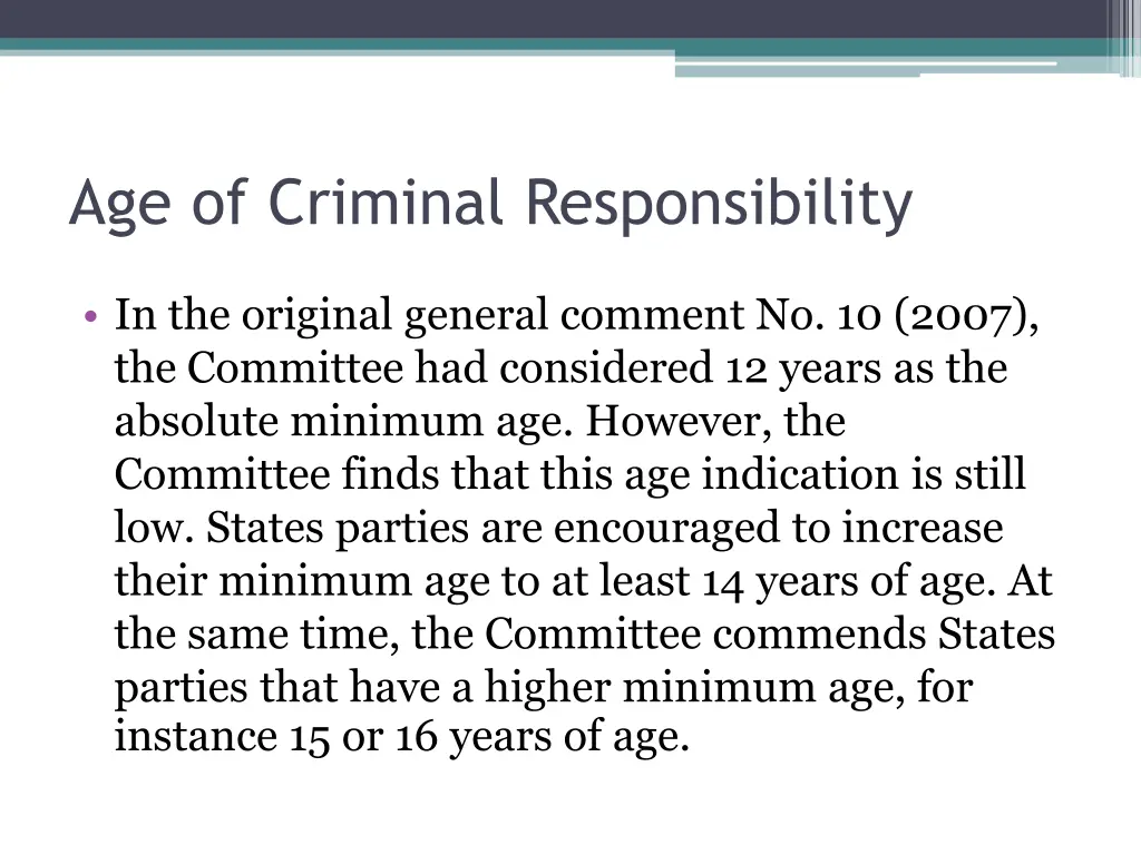 age of criminal responsibility 4