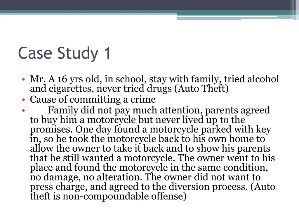 case study 1