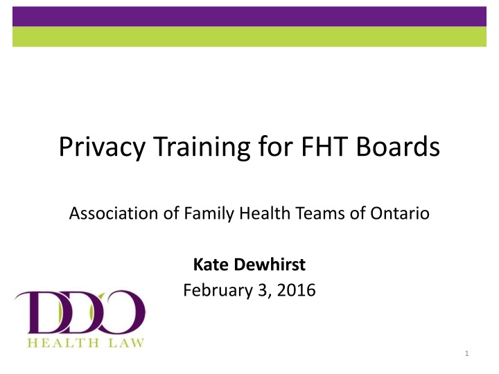 privacy training for fht boards