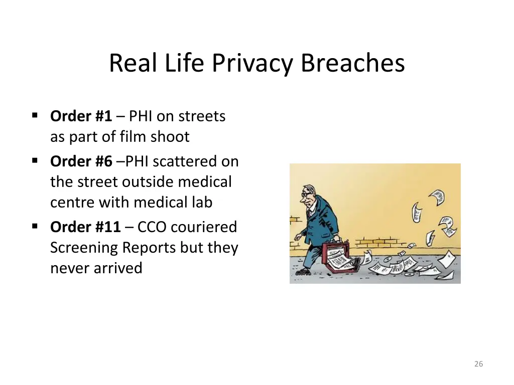 real life privacy breaches