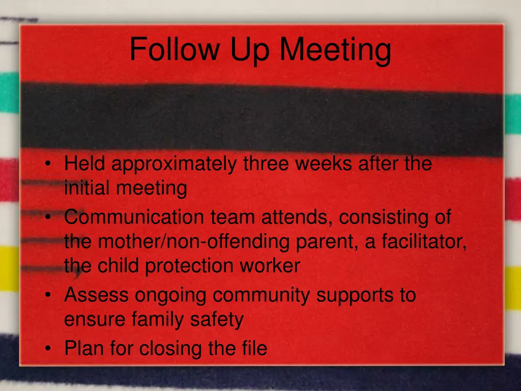 follow up meeting