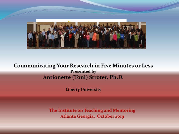 communicating your research in five minutes