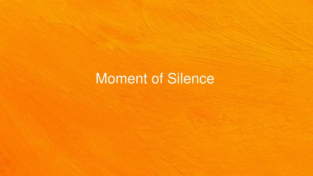 moment of silence 2