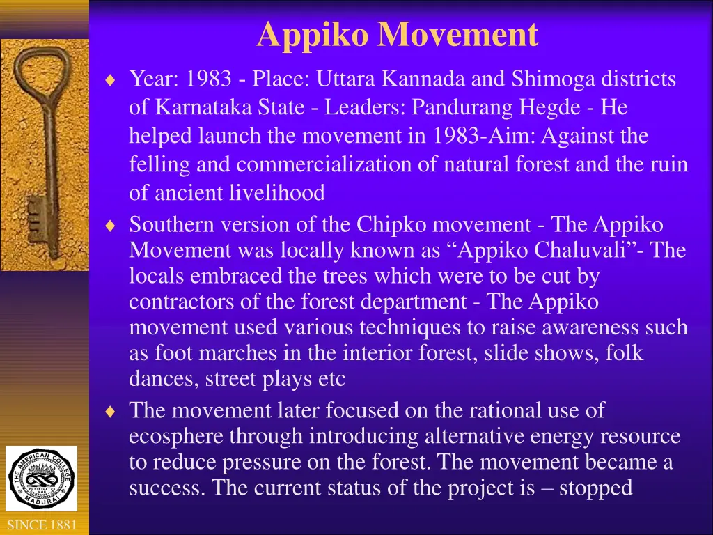 appiko movement