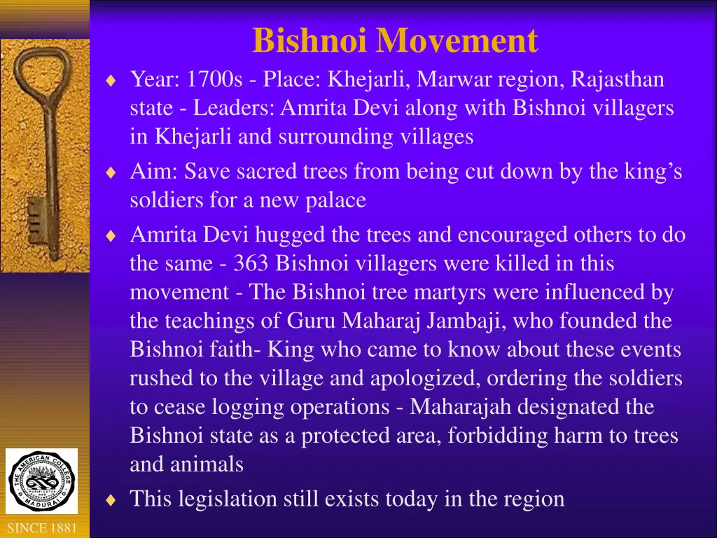 bishnoi movement