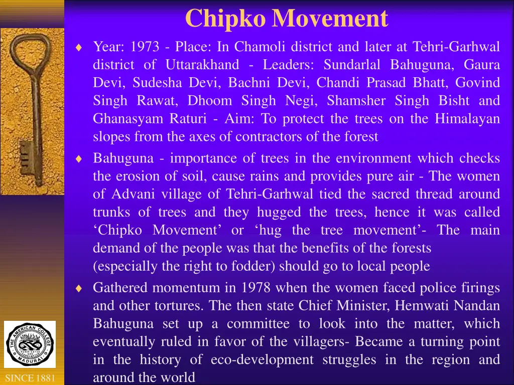 chipko movement