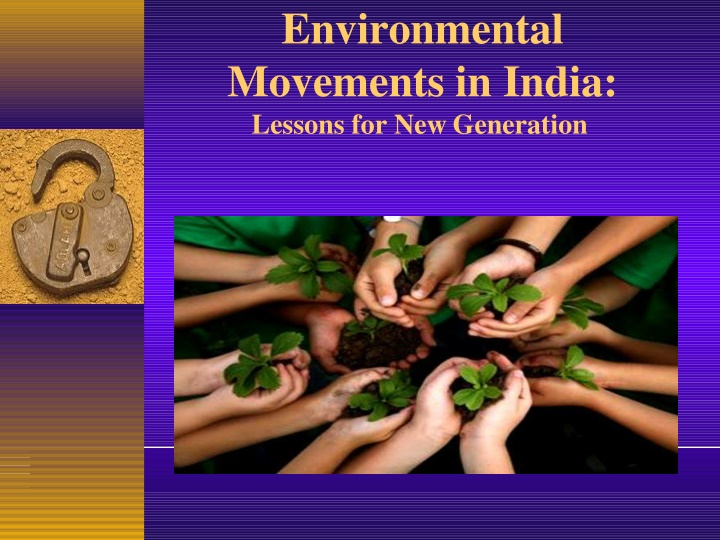 environmental movements in india lessons