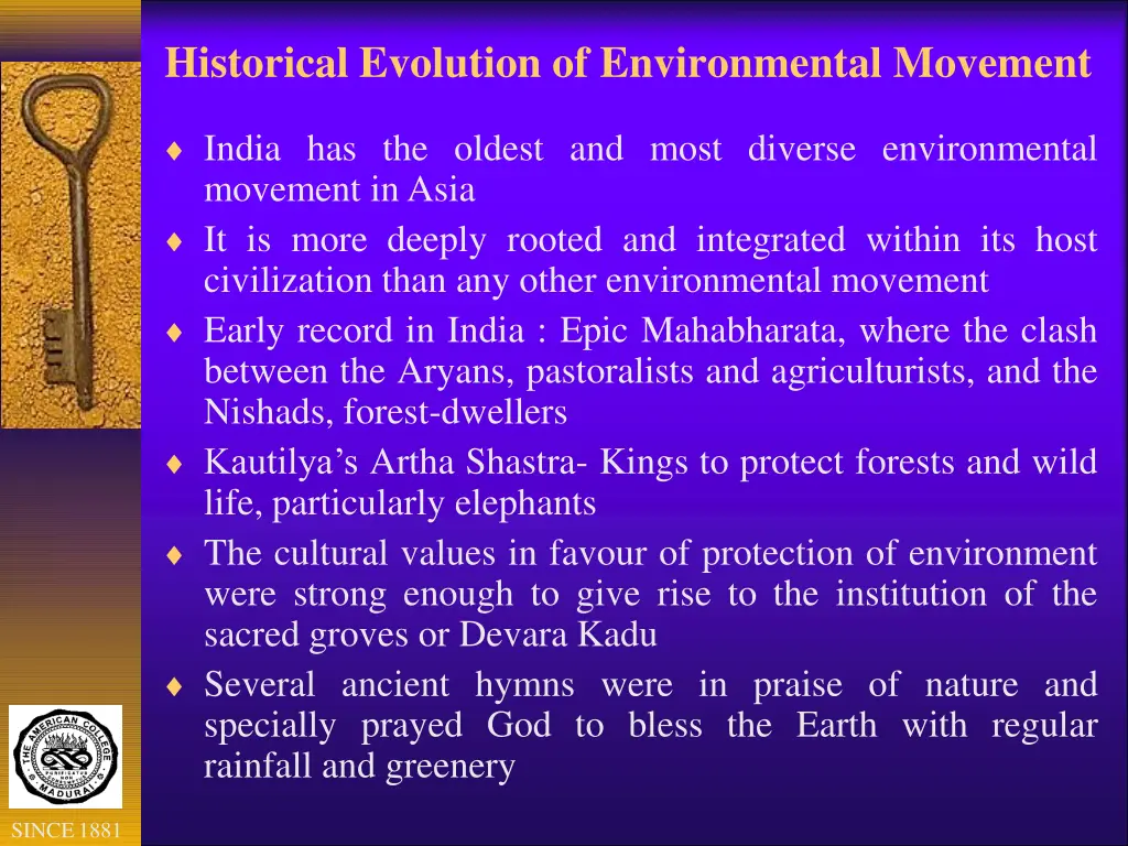 historical evolution of environmental movement