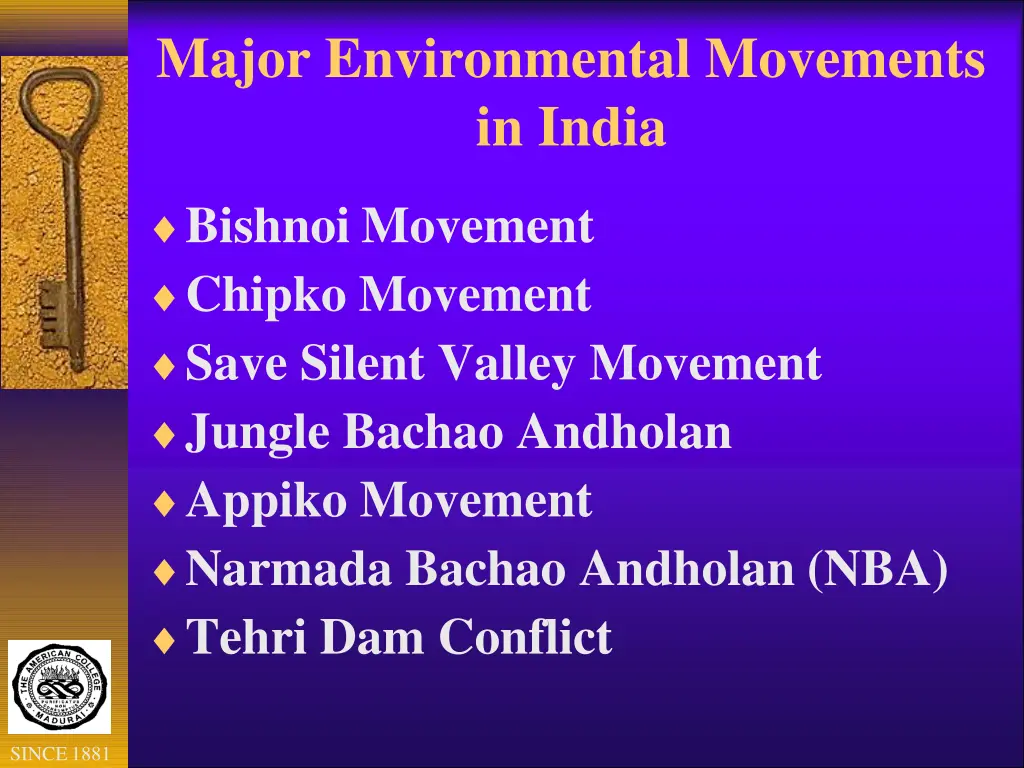 major environmental movements in india