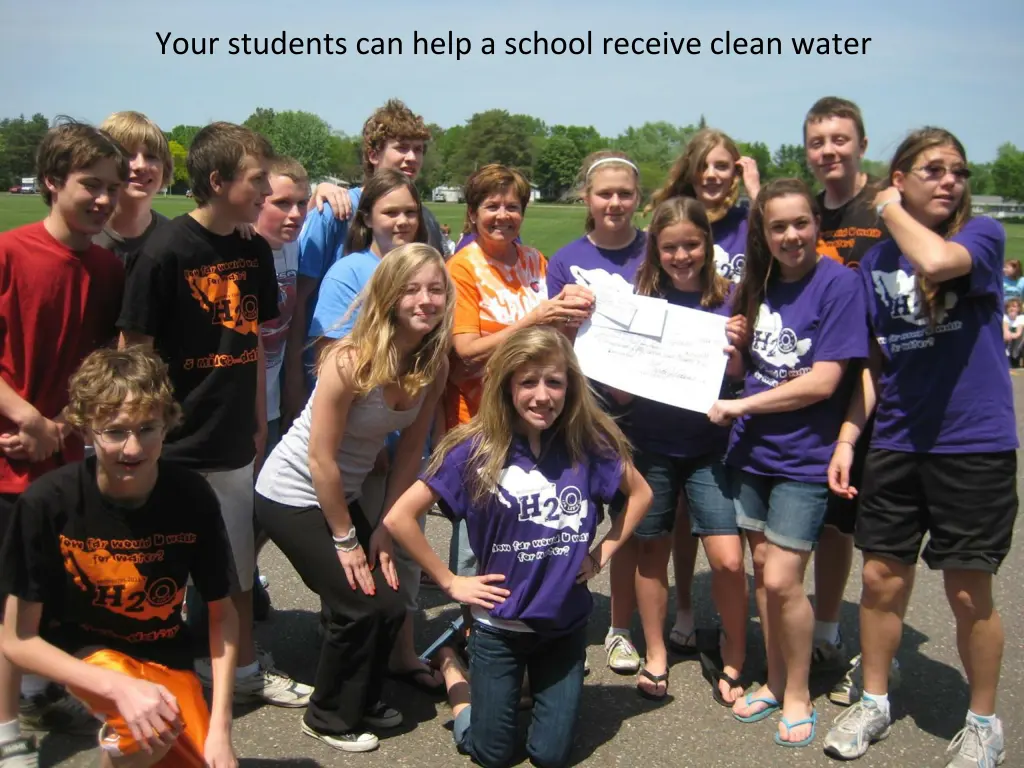 your students can help a school receive clean