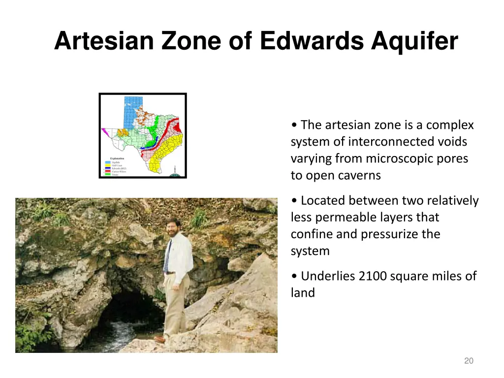 artesian zone of edwards aquifer