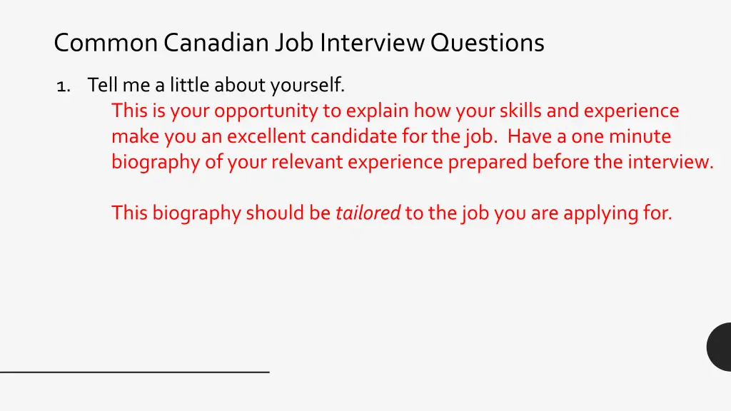 common canadian job interview questions 3