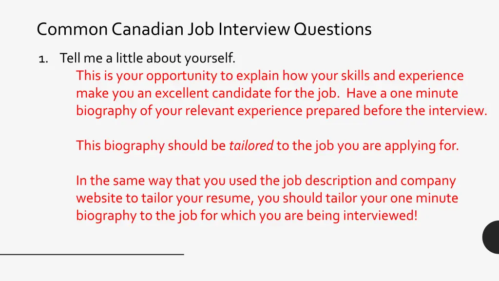 common canadian job interview questions 4