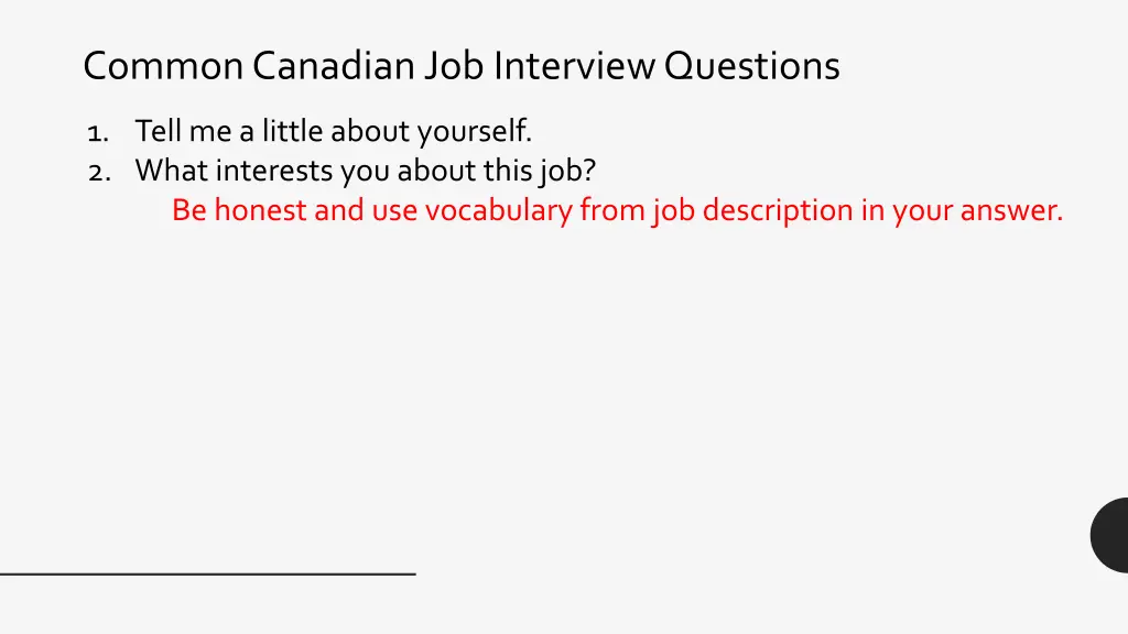 common canadian job interview questions 6