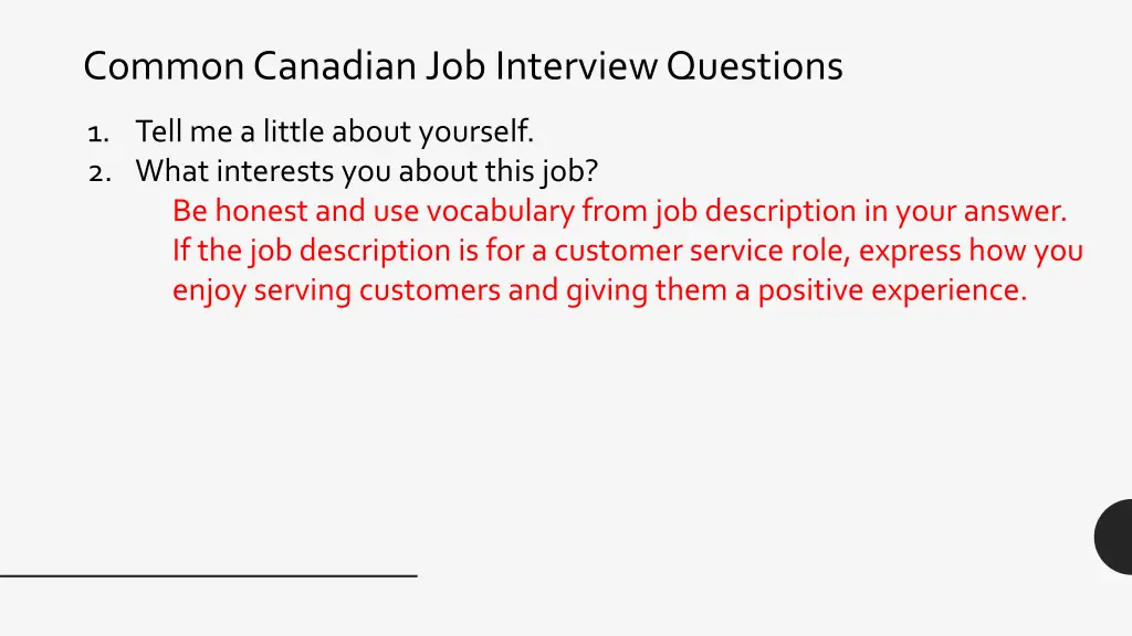 common canadian job interview questions 7