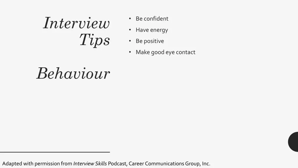 interview tips 11