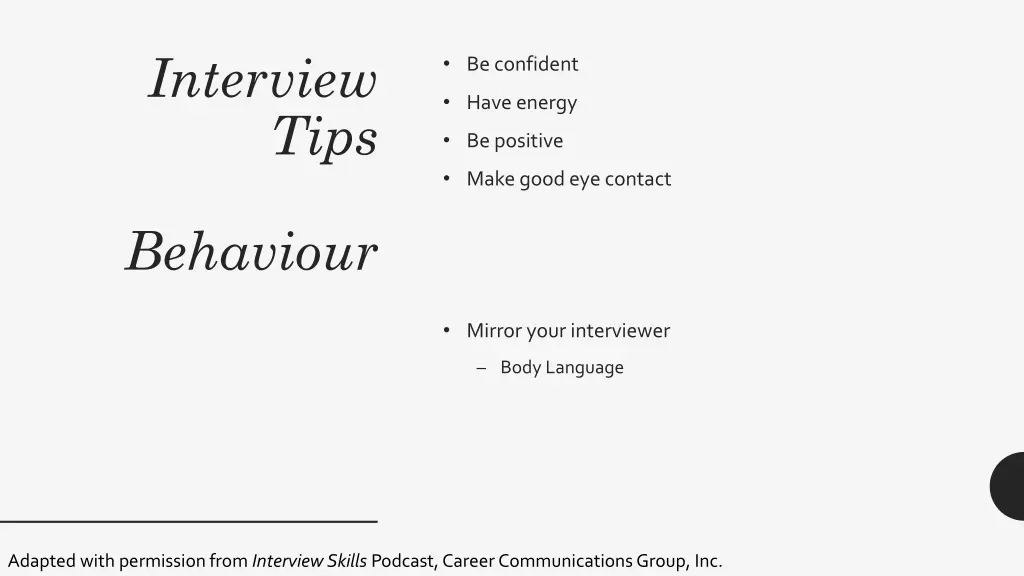 interview tips 13