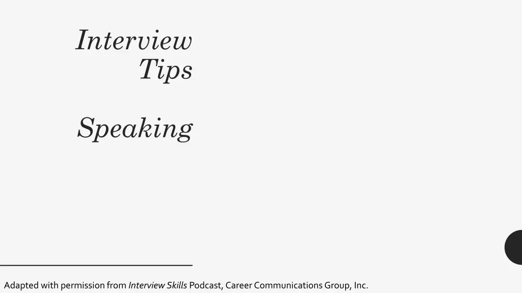 interview tips 22