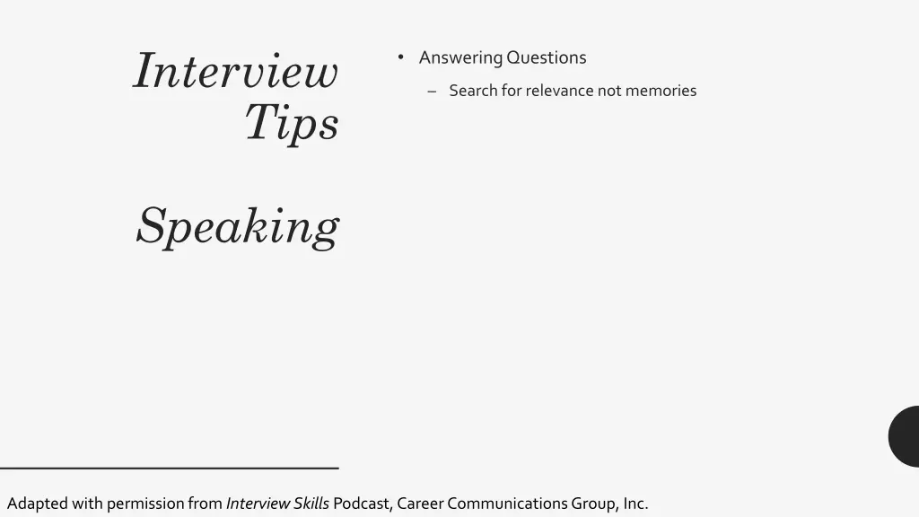 interview tips 24