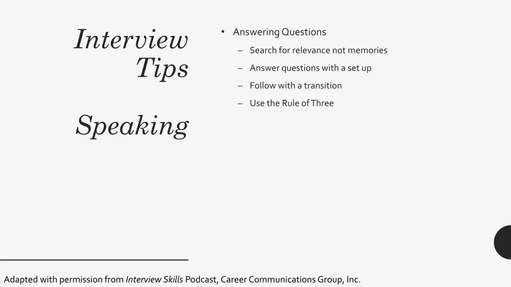 interview tips 27